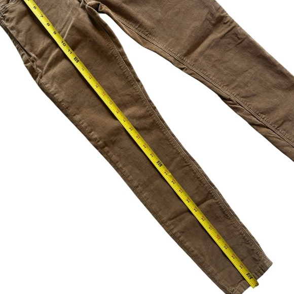 LUCKY BRAND Tan Brown Corduroy Brooke Skinny Pants, Size 2/26 - Picture 5 of 7